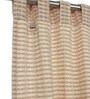 Beige Cotton Solid 7ft Blackout Rod Pocket Door Curtain (1 Pc)