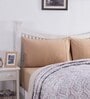 Beige Cotton 120 Room Temperature Double Bed Quilt