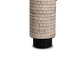 Beige Decorative Smooth Matte Finish Ceramic Cylindrical Shaped Vase