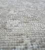 Beige Distressed Wool 8 ft x 10 ft Hand Knotted Carpet