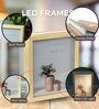 Beige Double Sided LED Photo Frame 5x7 Inches