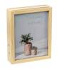 Beige Double Sided LED Photo Frame 6x8 Inches