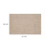Beige Ella Rectangular PVC Dining Table Placemat