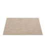 Beige Ella Rectangular PVC Dining Table Placemat