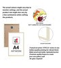 Multicolour Engineered Wood (Set of 4) Art Panels