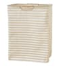 Beige Cotton 11 Ltrs Laundry Basket