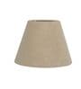 Beige Fabric Shade Table Lamp, Modern Bedside & Desk Lamp with Metal Base for Bedroom, Living Room & Home Decor
