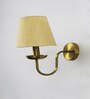 Beige Fabric Shade Wall Lamp