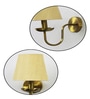 Beige Fabric Shade Wall Lamp