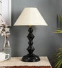 Beige Fabric Table Lamp