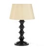 Lavery Beige Fabric Shade Night Lamp With Metal Base