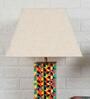 Beige Fabric Trapezoid Lampshade