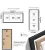 Beige Fibre Decorative Collage Photo Frames