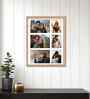 Beige Fibre Decorative Collage Photo Frames