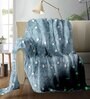 Beige Fleece Solid 280 GSM Glow in The Dark Fleece Throw Single Kids Blanket