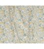 Beige Floral 120 TC 100% Cotton Single Bed Sized Bed Sheets With 1 Pillow Cover