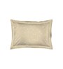 Beige Floral 146 TC Cotton Single Bed Sized Bed Sheets With 1 Pillow Cover
