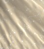 Beige Floral 146 TC Cotton Single Bed Sized Bed Sheets With 1 Pillow Cover