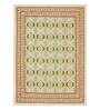 Beige Floral 180 TC Cotton King Size Bedsheet With 2 Pillow Cover