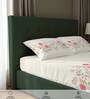 Beige Floral 200 TC Cotton Single Bedsheet with 1 Pillow Cover