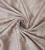 Beige Floral 400 TC Single Bedsheet with 2 Pillow Covers Luxury Series Collection