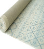 Beige Floral Wool Hand Tufted Carpet
