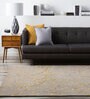 Beige Floral Wool 8 x 10 Feet Hand tufted Carpet