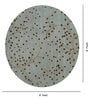 Beige Floral Wool Round Hand Tufted Carpet