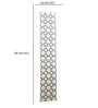 Beige Geometric 100% Cotton 96 x 18 Inches Bed Runner