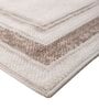Beige Geometric 5X7 Machine Made Carpet