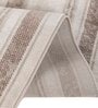 Beige Geometric 5X7 Machine Made Carpet