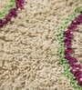 Beige Abstract Blended Cotton 16x24 Inches AntiSkid (Set of 2) Door Mat