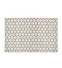 Beige Geometric Jute 3 ft x 5 ft Hand Woven Carpet