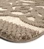 Beige Traditional Microfibre 19x27 Inches AntiSkid (Set of 2) Bath Mats