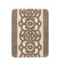 Beige Traditional Microfibre 19x27 Inches AntiSkid (Set of 2) Bath Mats