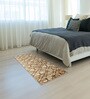Beige Geometric Polypropylene 2 x 5 Feet Machine Made Runner