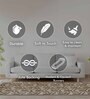 Beige Geometric Polypropylene 2 x 5 Feet Machine Made Runner