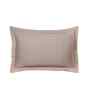 Beige Geometric Print 200 TC Cotton Polyester 2 Pillow Sham Set