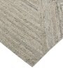 Beige Geometric Wool 5 ft x 7 ft Hand Tufted Carpet