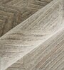 Beige Geometric Wool 5 ft x 7 ft Hand Tufted Carpet