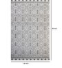 Beige Geometric Wool 5 x 7 Feet Hand Woven Carpet