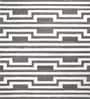 Beige Geometric Wool And Cotton 8 X 5 Feet Hand Tufted Carpet
