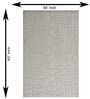 Beige Geometric Wool And Cotton 8 X 5 Feet Hand Tufted Carpet