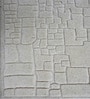 Beige Geometric Wool And Cotton 8 X 5 Feet Hand Tufted Carpet
