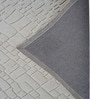 Beige Geometric Wool And Cotton 8 X 5 Feet Hand Tufted Carpet
