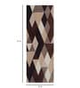 Geometric Pattern Wool 5 X 2 Feet Hand Tufted Bedside Runner
