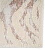 Beige Abstract Polyester 6 ft x 9 ft Machine Made Carpet
