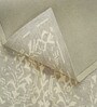 Beige Geometrical Wool Hand Tufted Carpet