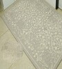 Beige Geometrical Wool Hand Tufted Carpet