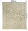 Beige Geometrical Wool Hand Tufted Carpet